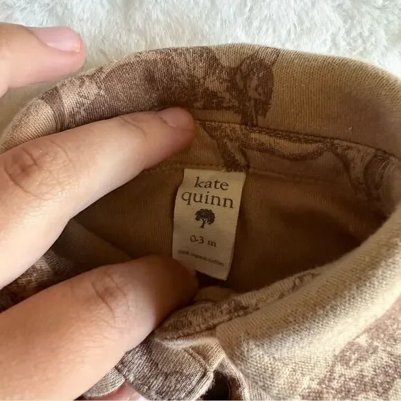 Kate Quinn Short Sleeve Vintage Collar Shortie Donkey 0-3 Months - Picture 4 of 7